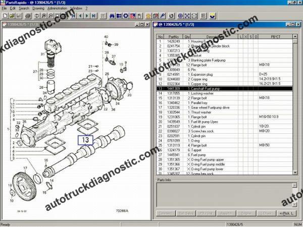 DAF Rapido Electronic Parts Catalogue 2015 - Image 2