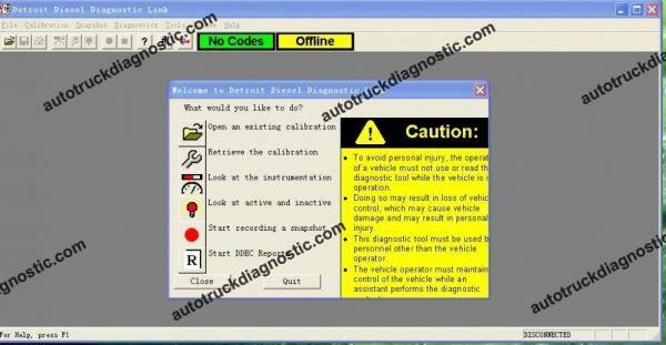 Detroit Diesel Diagnostic Link DDDL 6.45