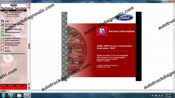 Ford Service Information 2008 2