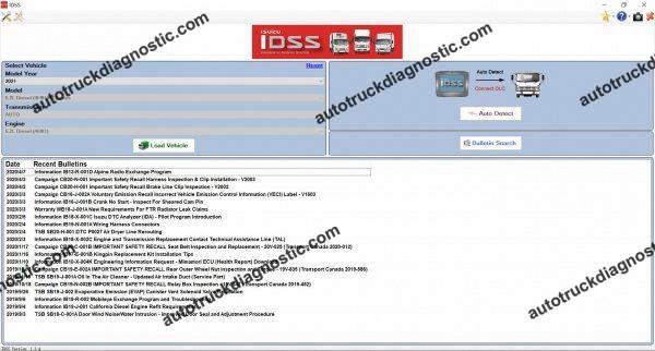 Isuzu IDSS USA Diagnostic Service System 2019