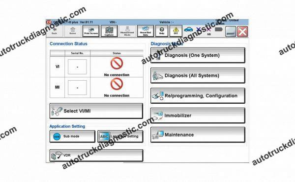 Nissan Consult 3 Plus v81 J2534 PassThru