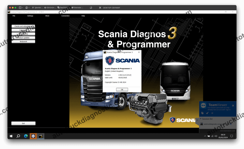 Scania SDP3 2.58.3 Trucks - Diagnostic Software