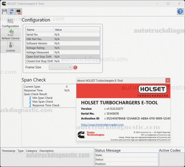 Cummins HOLSET E-Tool 1.13