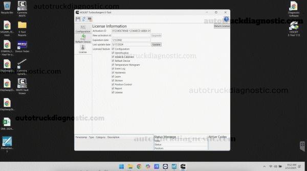 Cummins HOLSET E-Tool 1.13 software