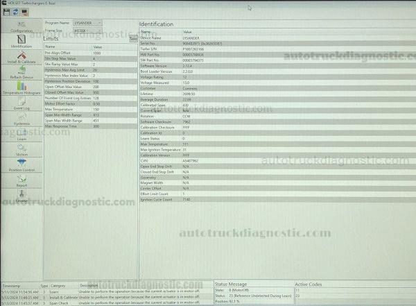 Cummins HOLSET E-Tool 1.13 software