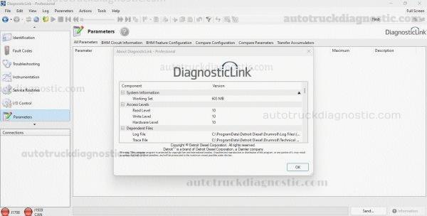 detroit diesel diagnostic link 8.20