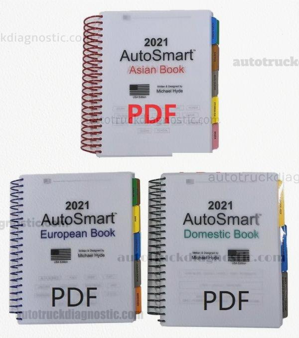 2021-AutoSmart-3-E-Book-Set-Asian-European-Domestic-Book-Set-By-Michael-Hyde-LockSmith